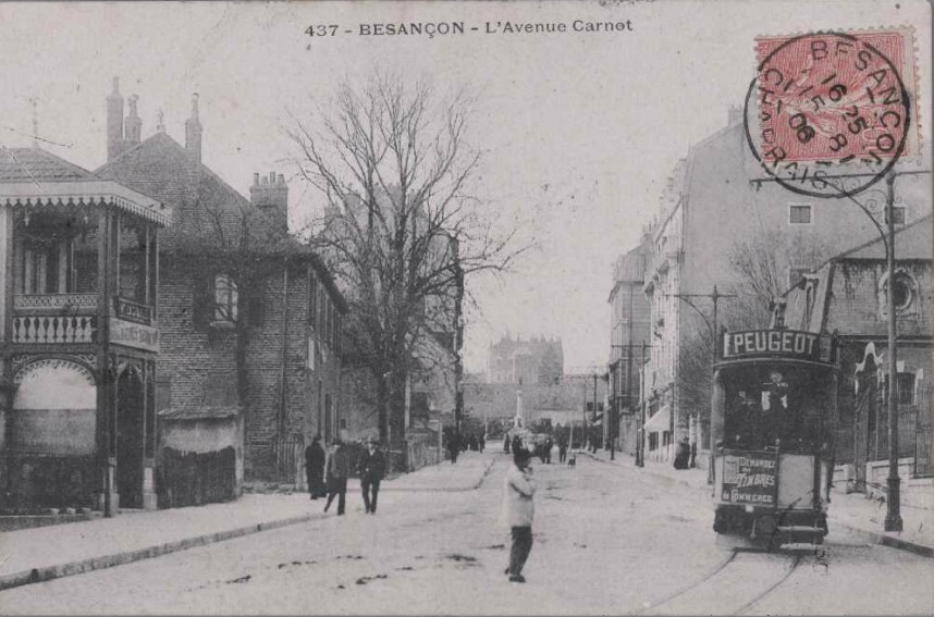 photo tram avenue Carnot 1904-1906